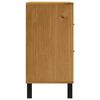 vidaXL Commode FLAM 80x40x80 cm bois de pin massif