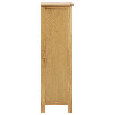 vidaXL Armoire à chaussures 76x37x105 cm Bois de chêne solide