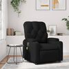 vidaXL Fauteuil de massage inclinable noir similicuir