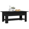 vidaXL Table basse noir 102x55x42 cm bois d'ing&eacute;nierie