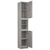 vidaXL Armoire de bain Sonoma gris 32x34x188,5 cm Bois d'ing&eacute;nierie