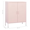 vidaXL Armoire de rangement Rose 80x35x101,5 cm Acier