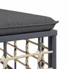 vidaXL Salon de jardin 6 pcs avec coussins anthracite r&eacute;sine tress&eacute;e