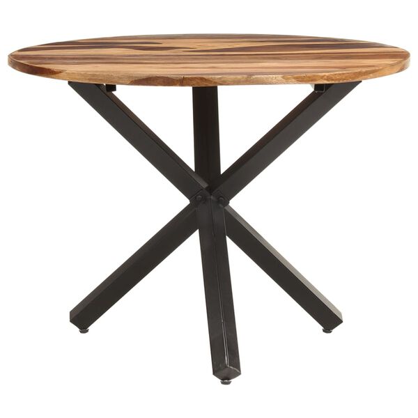 vidaXL Table de salle &agrave; manger 100x100x75 cm Bois d'acacia