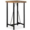 vidaXL Table de bar Bois de récupération massif 60x60x107 cm