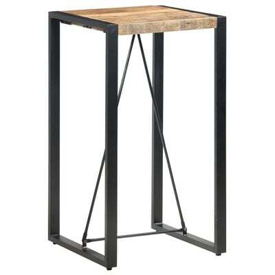 vidaXL Table de bar 60x60x110 cm Bois de manguier massif