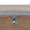 vidaXL Boîte de rangement Bois de sapin massif 91x52x40 cm Marron