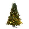 vidaXL Sapin de No&euml;l artificiel articul&eacute; avec 300 LED 210 cm