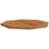 vidaXL Dessus de table 60x60x2,5 cm octogonal bois de teck massif