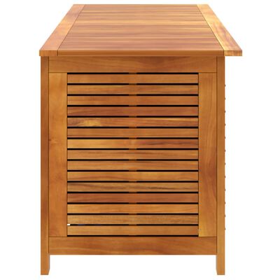 vidaXL Boîte de rangement de jardin persiennes 150x50x56cm bois acacia