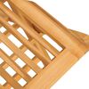 vidaXL Ensemble &agrave; manger de jardin 5 pcs Bois de teck massif