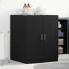 vidaXL Cabinet pour lave-linge Ch&ecirc;ne noir 70,5 x 71,5 x 91,5 cm