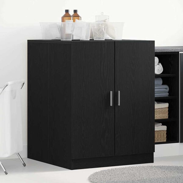 vidaXL Cabinet pour lave-linge Ch&ecirc;ne noir 70,5 x 71,5 x 91,5 cm
