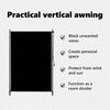 vidaXL Store roulant d'ext&eacute;rieur 150 x 270 cm Anthracite