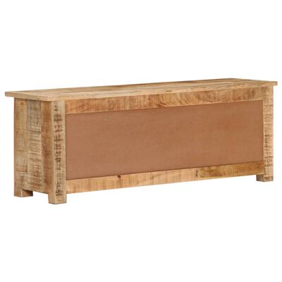 vidaXL Meuble TV 110x30x40 cm Bois de manguier brut