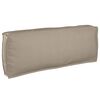 vidaXL Set de coussins de palette 3 pcs Taupe Tissu Oxford