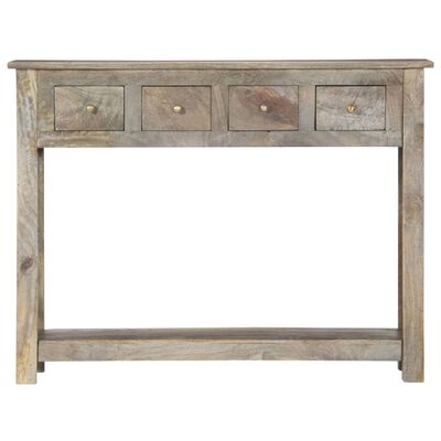 vidaXL Table console 100x30x76 cm Bois de manguier massif