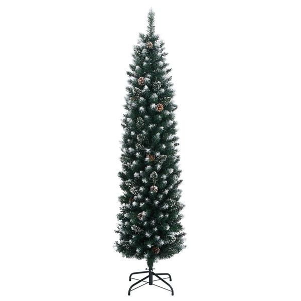 vidaXL Sapin de No&euml;l artificiel mince 300 LED 180 cm