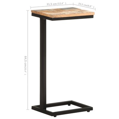 vidaXL Tables d'appoint 2 pcs 31,5x24,5x64,5 cm Bois de récupération