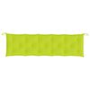 vidaXL Coussins de banc de jardin lot de 2 vert vif tissu Oxford