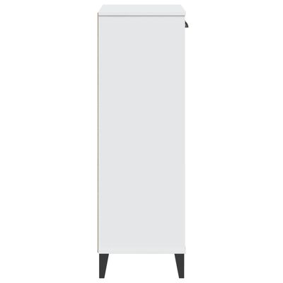 vidaXL Armoire à chaussures VIKEN blanc bois d'ingénierie