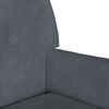 vidaXL Banc Chesterfield Gris foncé 112 x 65.5 x 75 cm Velours