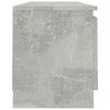 vidaXL Meuble TV Gris b&eacute;ton 120x30x35,5 cm Bois d'ing&eacute;nierie