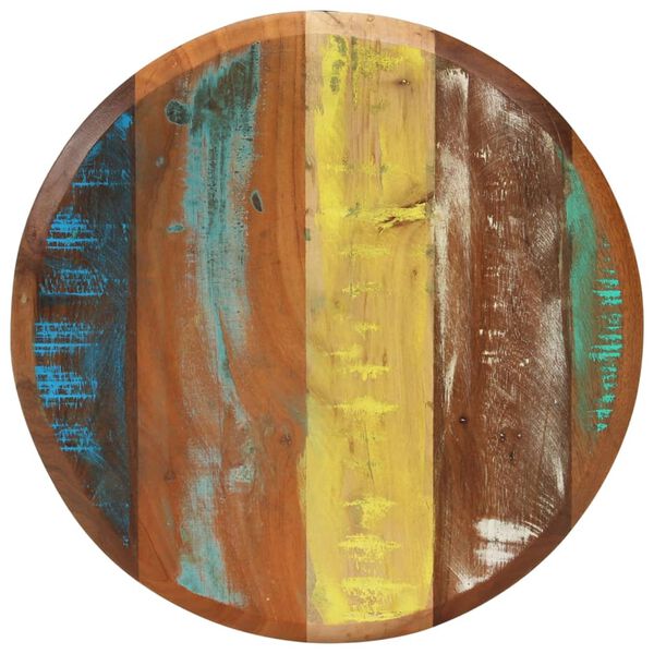 vidaXL Tabourets de bar lot de 2 bois massif de r&eacute;cup&eacute;ration