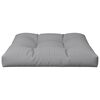 vidaXL Coussin de palette gris 80x80x12 cm tissu