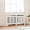 vidaXL Cache-radiateur Blanc MDF 172 cm