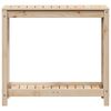 vidaXL Table de rempotage avec étagère 82,5x35x75cm bois massif de pin