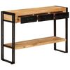 vidaXL Table console 110x30x76 cm Bois de manguier solide