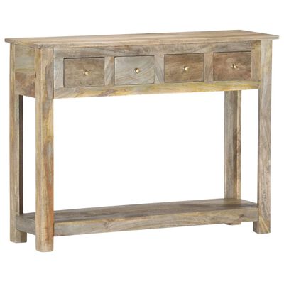 vidaXL Table console 100x30x76 cm Bois de manguier massif