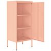 vidaXL Armoire de rangement Rose 42,5x35x101,5 cm Acier