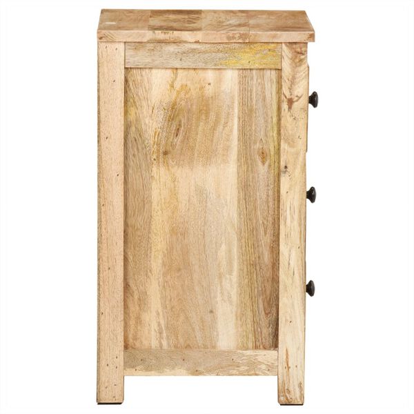 vidaXL Table de chevet 45x35x60 cm Bois de manguier massif