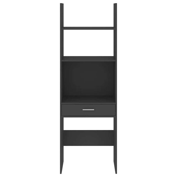 vidaXL Biblioth&egrave;que Gris 60x35x180 cm Bois d&rsquo;ing&eacute;nierie