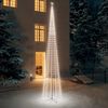 vidaXL Arbre de No&euml;l c&ocirc;ne 732 LED blanc froid 160x500 cm