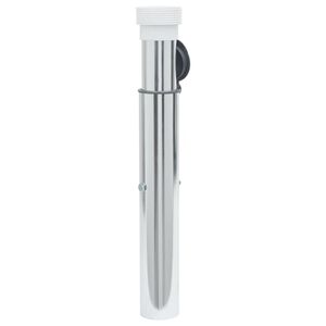 vidaXL Base de parasol enterrée pour mât 40-50 mm argenté aluminium