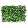 &nbsp;vidaXL Cl&ocirc;ture &agrave; feuilles artificielles 24 pcs vert 40x60 cm