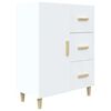 vidaXL Buffet blanc 69,5x34x90 cm bois d'ing&eacute;nierie