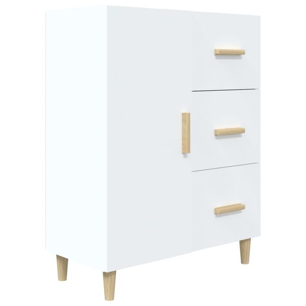 vidaXL Buffet blanc 69,5x34x90 cm bois d'ing&eacute;nierie