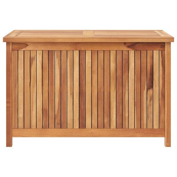 vidaXL Bo&icirc;te de rangement de jardin 90x50x58 cm Bois de teck solide