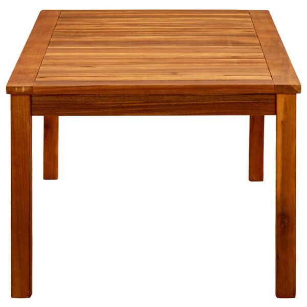 vidaXL Table basse de jardin 110x60x45 cm Bois solide d'acacia