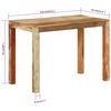 vidaXL Table de salle à manger 110x55x76cm Bois massif de récupération