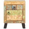 vidaXL Table de chevet 40 x 30 x 50 cm Bois de récupération massif