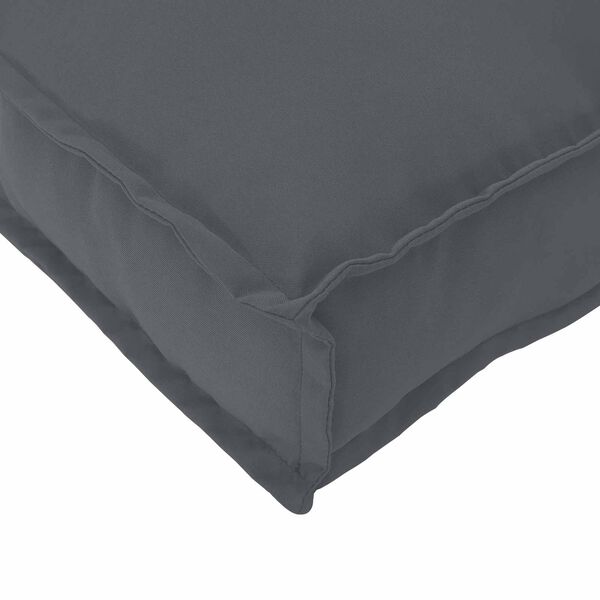 vidaXL Set de coussins de palette 2 pcs Anthracite Tissu Oxford