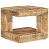 vidaXL Table basse 45x45x40 cm Bois de manguier massif