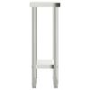 vidaXL Table de travail de cuisine 55x30x85 cm acier inoxydable