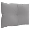 vidaXL Coussins de palette lot de 3 gris tissu