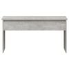 vidaXL Table basse gris b&eacute;ton 102x50,5x52,5 cm bois d'ing&eacute;nierie